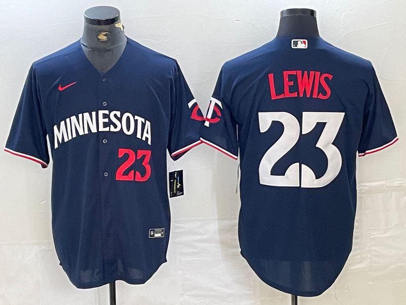 Men Minnesota Twins #23 Lewis Blue 2024 Nike Game MLB Jersey style 2